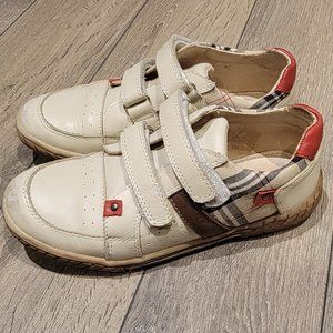 Boogie Browns Boys Leather Shoes - Designer Pattern - Size 32 - Size 1 US